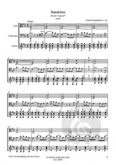Ständchen für Viola, Violoncello und Gitarre (Norbert Burgmüller) 