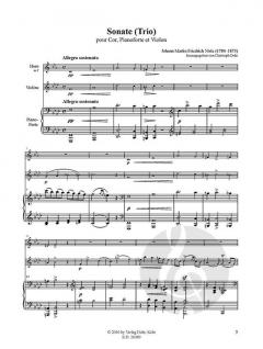 Sonate (Trio) für Horn, Violine und Klavier (Johann Friedrich Nisle) 