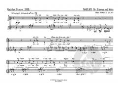 Tanzlied für Sopran und Viola (Bojidar Dimov) 