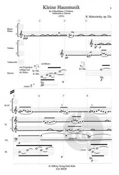 Kleine Hausmusik (Rudolf Halaczinsky) 