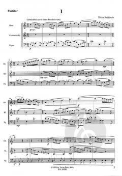 Kleine Serenade von Erich Sehlbach für Holzbläser Trio im Alle Noten Shop kaufen