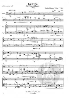 Gewebe von Stefan Johannes Walter für Holzbläser Duo im Alle Noten Shop kaufen