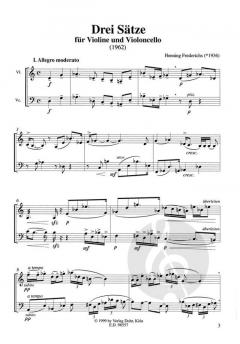 Drei Sätze von Henning Frederichs 