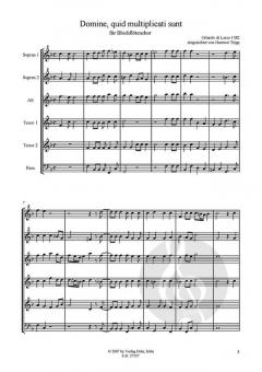 Vier Motetten für Blockflötenchor (Orlando di Lasso) 