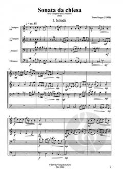 Sonata da chiesa für 2 Trompeten und 2 Posaunen (Franz Surges) 