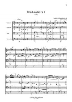 Sämtliche Streichquartette von Norbert Burgmüller im Alle Noten Shop kaufen (Partitur)