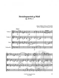 Streichquartette von Johann Wilhelm Wilms im Alle Noten Shop kaufen (Partitur)