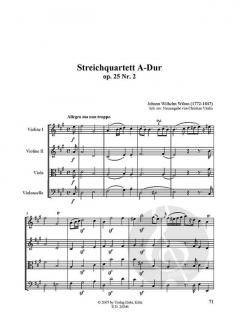 Streichquartette von Johann Wilhelm Wilms im Alle Noten Shop kaufen (Partitur)