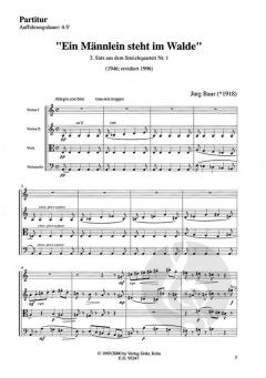 Ein Männlein steht im Walde von Jürg Baur 