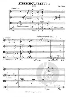 Streichquartett von Georg Bönn im Alle Noten Shop kaufen