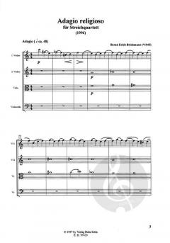 Adagio religioso von Bernd Erich Brinkmann 