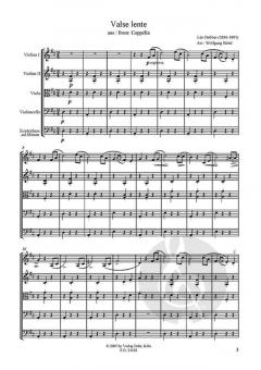 Valse lente aus 'Coppélia' von Leo Delibes 