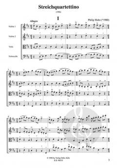 Streichquartettino von Philip Hahn im Alle Noten Shop kaufen