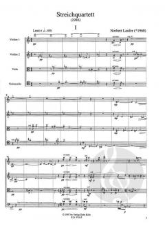 Streichquartett von Norbert Laufer im Alle Noten Shop kaufen