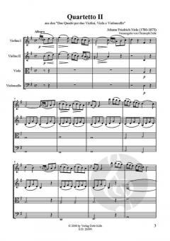 Quadro II für Streichquartett von Johann Friedrich Nisle im Alle Noten Shop kaufen