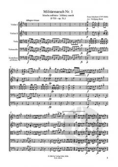 Marche militaire No. 1 von Franz Schubert 