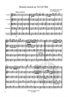 Moment musical von Franz Schubert 