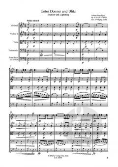Unter Donner und Blitz von Johann Strauss (Vater) 