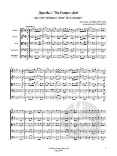 Jägerchor aus dem 'Freischütz' von Carl Maria von Weber 