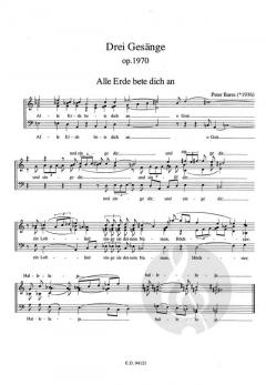 Alle Erde bete dich an (Peter Bares) 