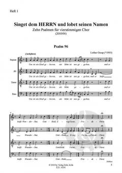 Singet dem HERRN und lobet seinen Namen (Heft 1) (Lothar Graap) 