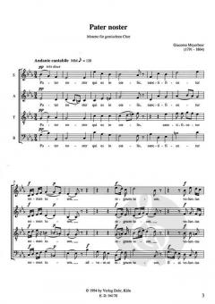 Pater noster für vierstimmigen gemischten Chor a cappella (Giacomo Meyerbeer) 