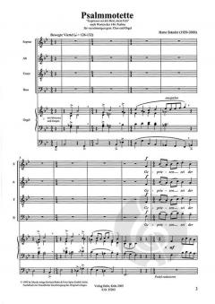 Psalm-Motette für 4stg. gem. Chor und Orgel (Hatto Ständer) 
