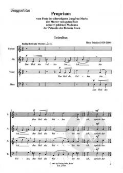 Deutsches Proprium zum Fest Mariae, Mutter vom guten Rate (Hatto Ständer) 