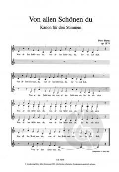 Von allen Schönen du (Peter Bares) 