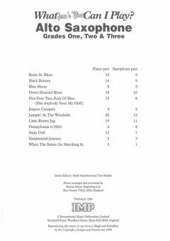 What Jazz 'N' Blues Can I Play Sax im Alle Noten Shop kaufen