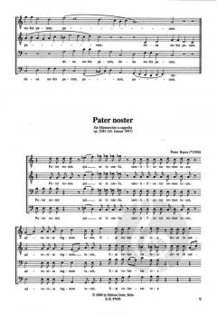 Missa choralis und Pater noster (Peter Bares) 
