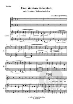 Eine Weihnachtskantate für Soli, Kinderchor und Klavier (Johann Lütter) 