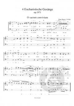Vier eucharistische Gesänge (Peter Bares) 