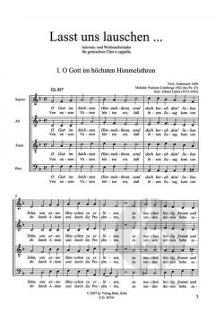 Lasst uns lauschen (Johann Lütter) 