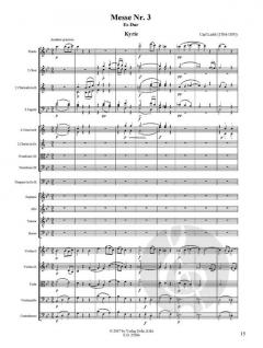 Messe für Soli, Chor und großes Orchester von Carl Leibl 
