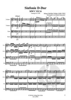 Sinfonien Nr. 24, 25 & 28 von Johann Melchior Molter 