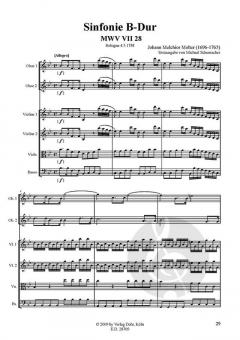 Sinfonien Nr. 24, 25 & 28 von Johann Melchior Molter 