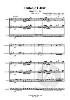 Sinfonien Nr. 26 & 27 von Johann Melchior Molter 