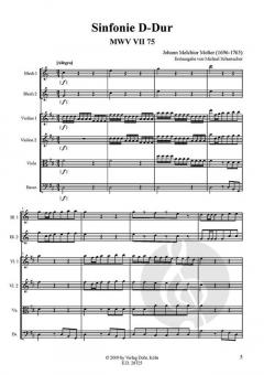 Sinfonien Nr. 75 & 76 von Johann Melchior Molter 