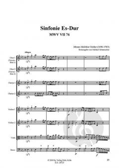 Sinfonien Nr. 75 & 76 von Johann Melchior Molter 