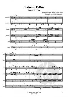 Sinfonien Nr. 79 & 80 von Johann Melchior Molter 