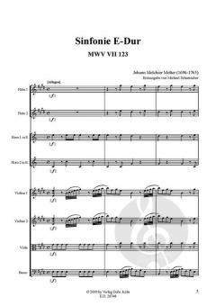 Sinfonien Nr. 123 & 124 von Johann Melchior Molter 
