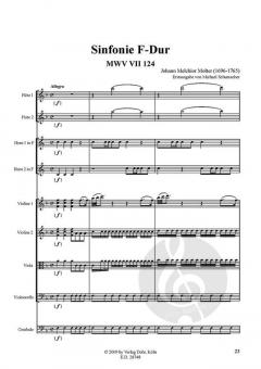 Sinfonien Nr. 123 & 124 von Johann Melchior Molter 