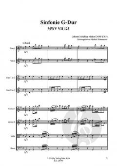 Sinfonie Nr. 125 von Johann Melchior Molter 