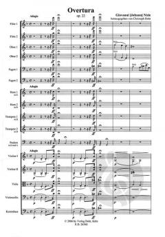 Overtura für großes Orchester von Johann Friedrich Nisle 