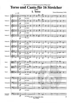 Torso und Canto von Thomas Blomenkamp 