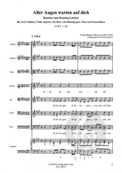 Aller Augen warten auf dich von Georg Philipp Telemann 