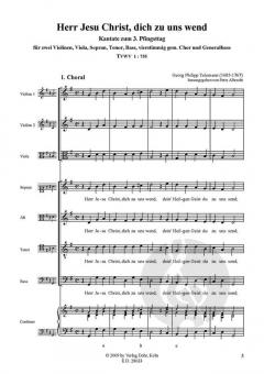 Herr Jesu Christ, dich zu uns wend von Georg Philipp Telemann 