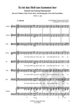 Es ist das Heil uns kommen her von Georg Philipp Telemann 