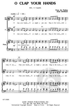 O Clap Your Hands (Julie Knowles) 